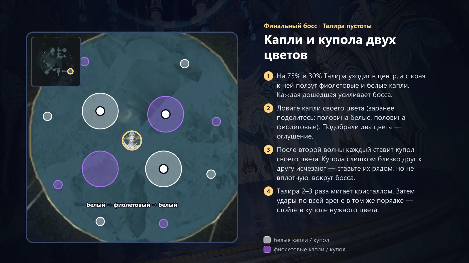 Талира: капли и купола двух цветов
