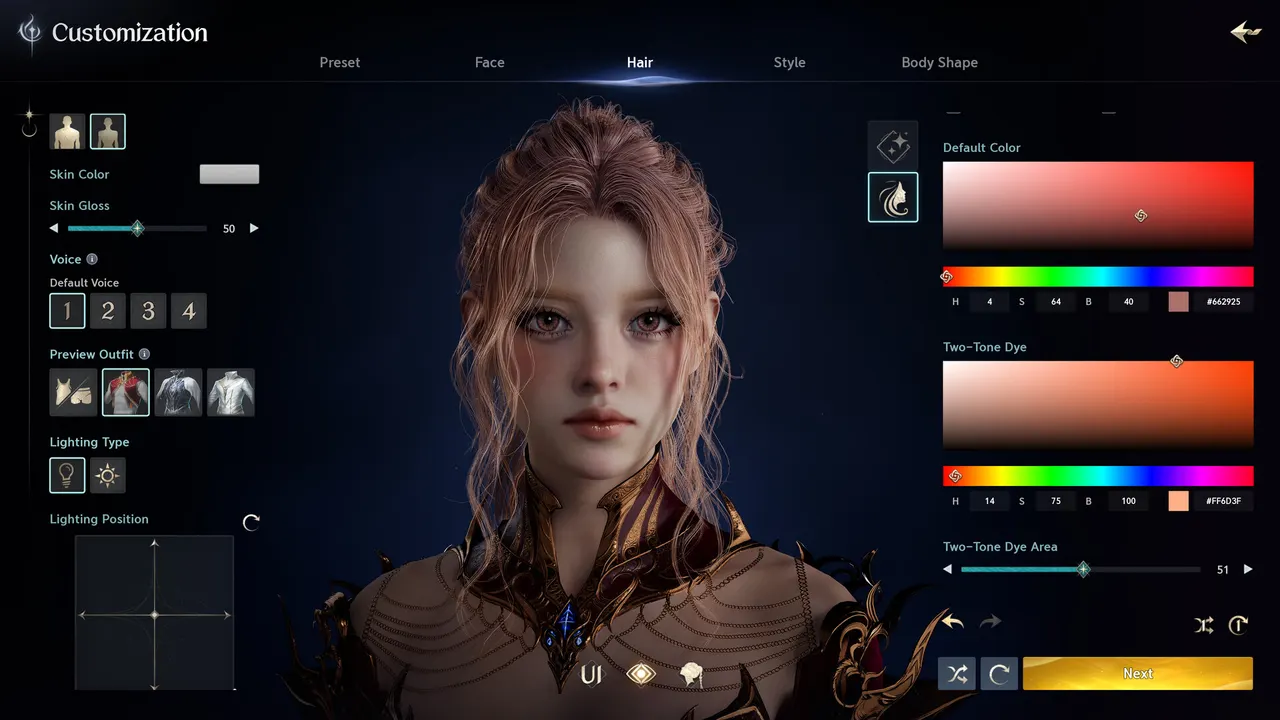 Character creator with over 200 appearance options